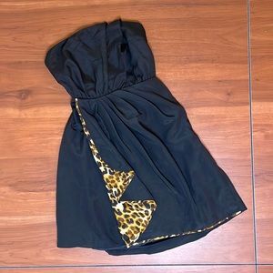 NWT EXPRESS Strapless Little Black Dress